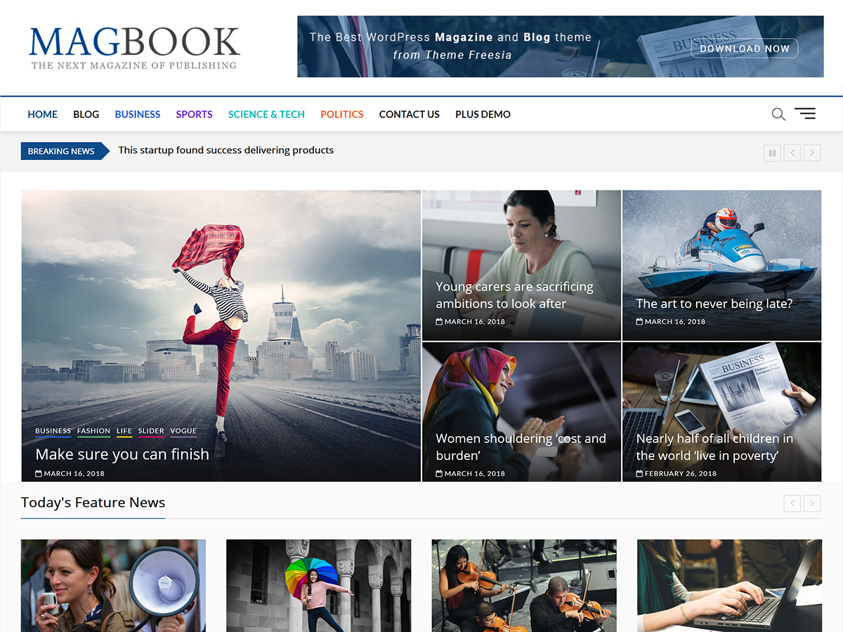 Best Free Magazine Wordpress Themes 2020 Theme Freesia