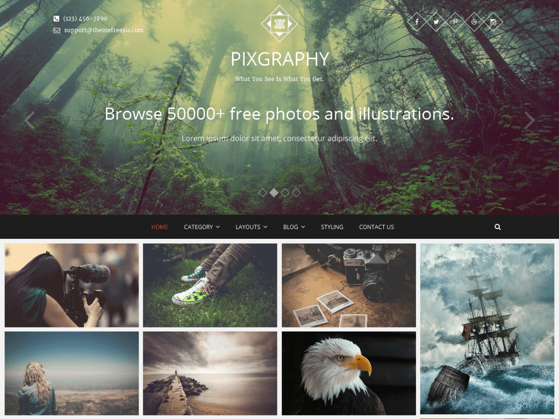 Best Free Photography WordPress Themes 2023 Theme Freesia